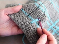WEBS Yarn Store Easy Knitted Tartan